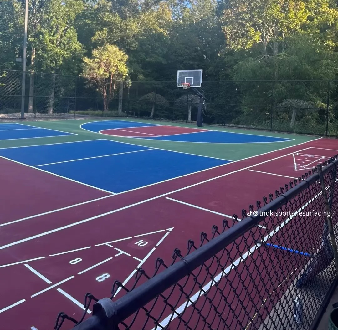 Professional court surfacing by Surface Slam